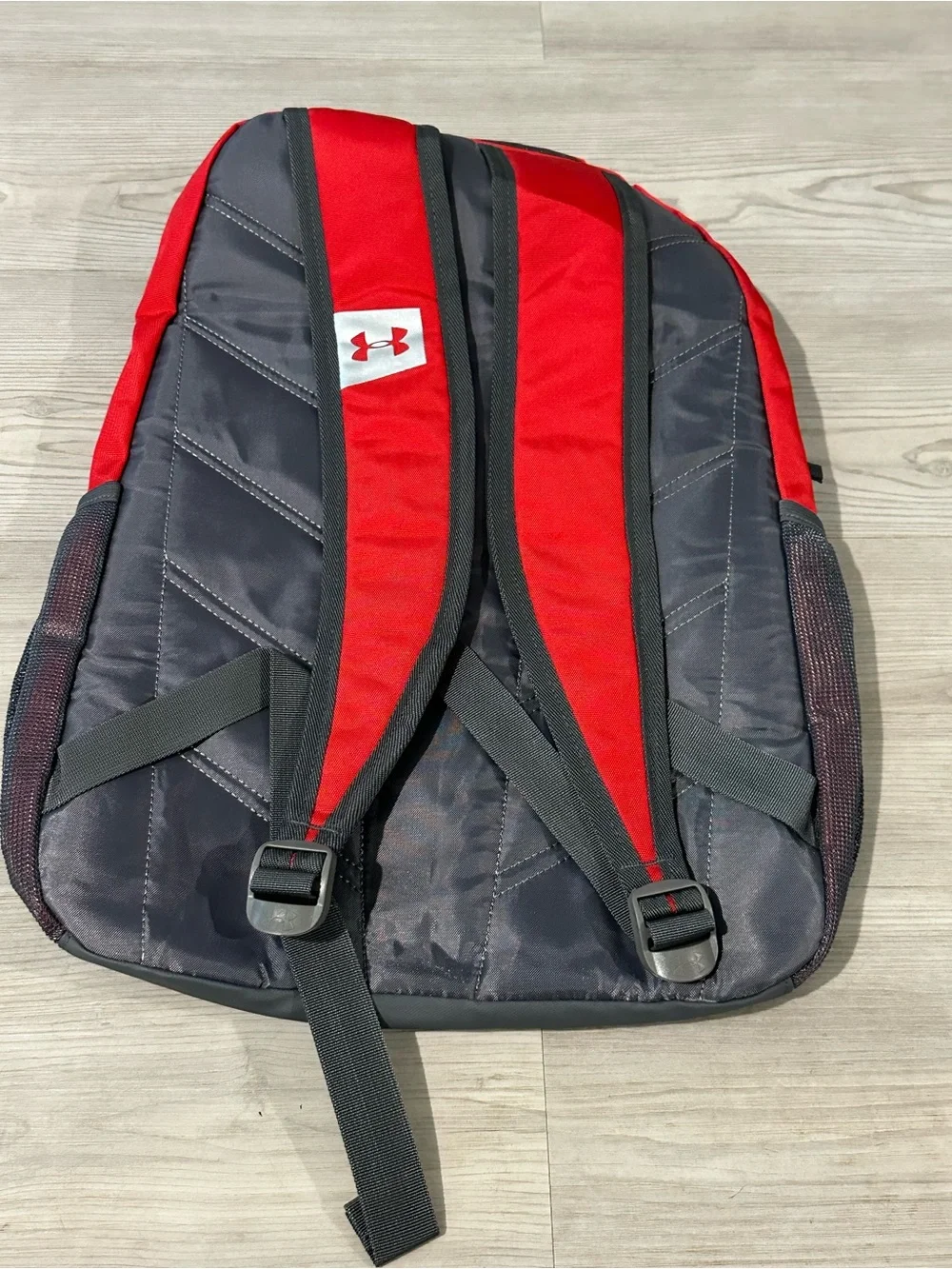 Under Armour Red and Gray Storm1 Backpack